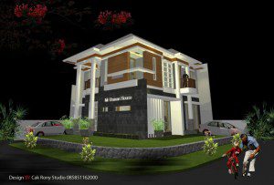 rumah pojok minimalis