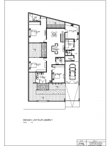 denah rumah mewah 2 lantai