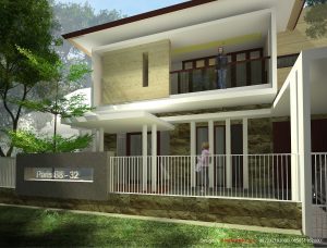 desain rumah mewah 2 lantai