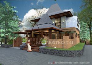 Desain Rumah Joglo Modern Bapak Joko Jakarta