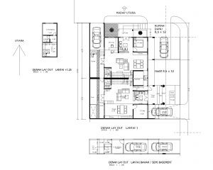 denah rumah dilahan terbatas
