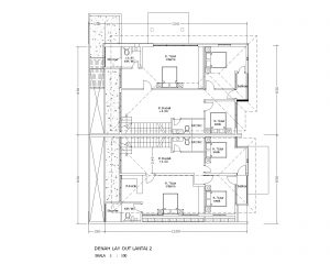 denah rumah dilahan terbatas